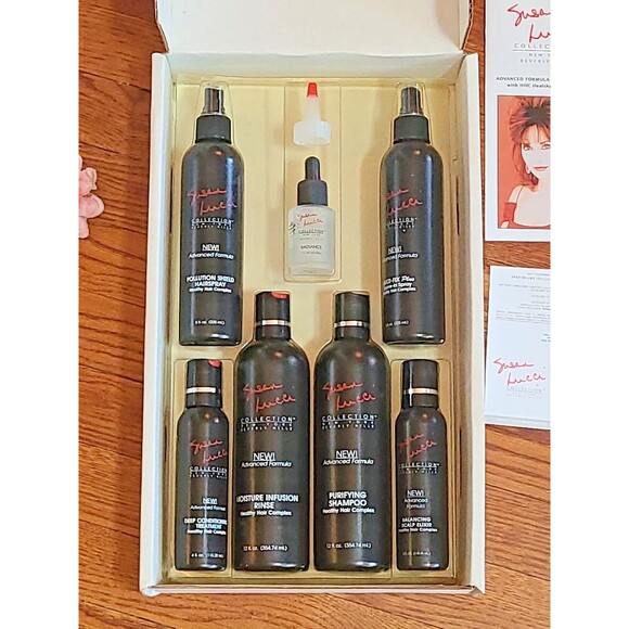 Susan Lucci ADVANCED HAIR CARE SYSTEM Shampoo Conditioner Elixir Hairspray NOS - Picture 4 of 16